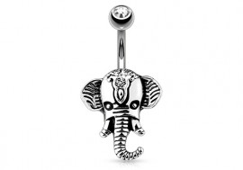 Piercing nombril éléphant