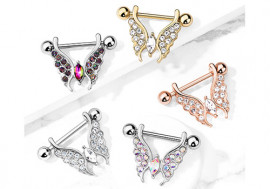 PIERCING Téton papillon