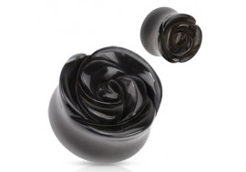 Plugs agate noire