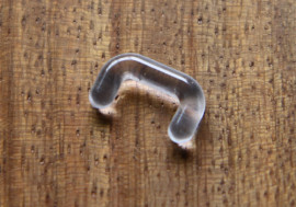 Piercing septum acrylique 2,5mm