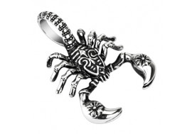 Pendentif acier chirurgical scorpion