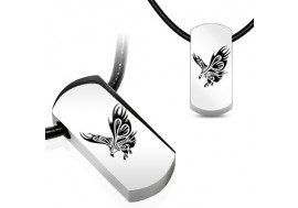 Pendentif acier chirurgical aigle