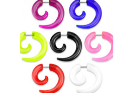 Faux plugs spiral