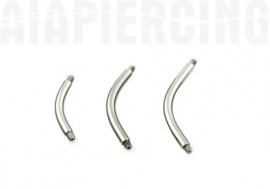 Piercing accessoire banane 10mm x 1.6mm