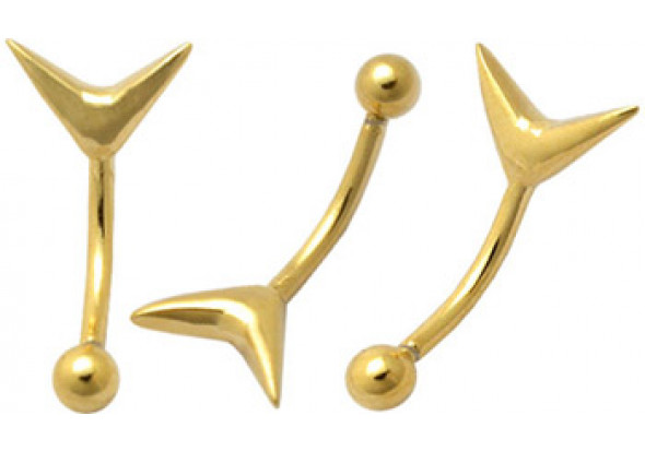 Piercing arcade vermeril motif V