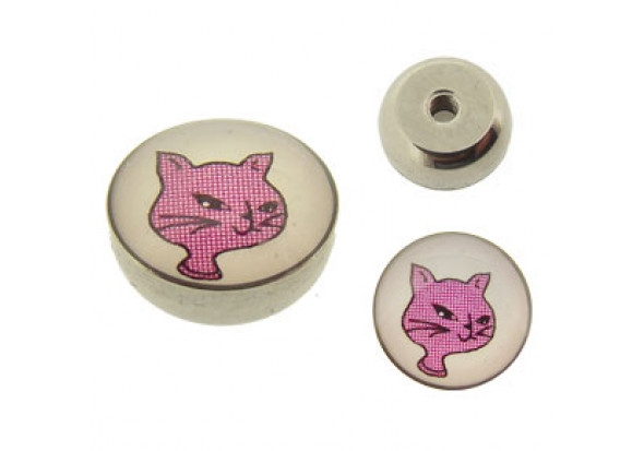 Piercing accessoire  Chat rose