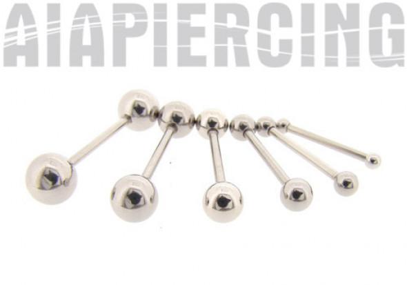 Piercing barbell acier chirurgical