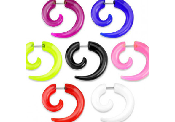 Faux plugs spiral