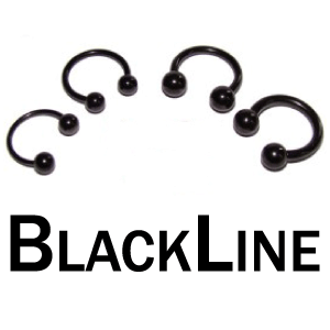 Collection piercings BlackLine
