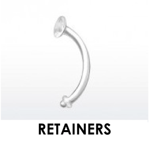 Collection piercings Retainers